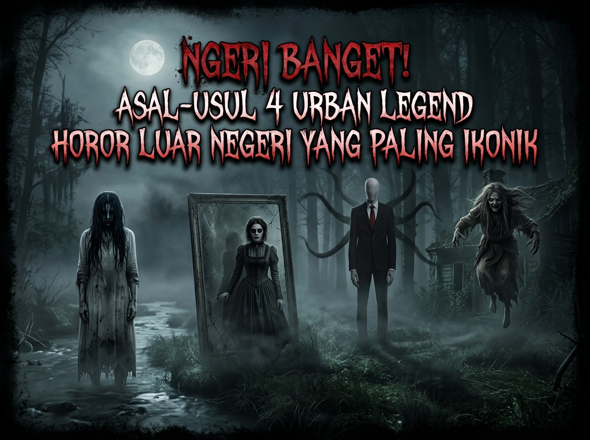 Asal-usul 4 urban legend horor luar negeri paling ikonik La Llorona Bloody Mary Slender Man dan The Bell Witch